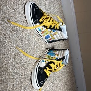 The Simpson x Vans Collectible Simpson family high tops US kids 2